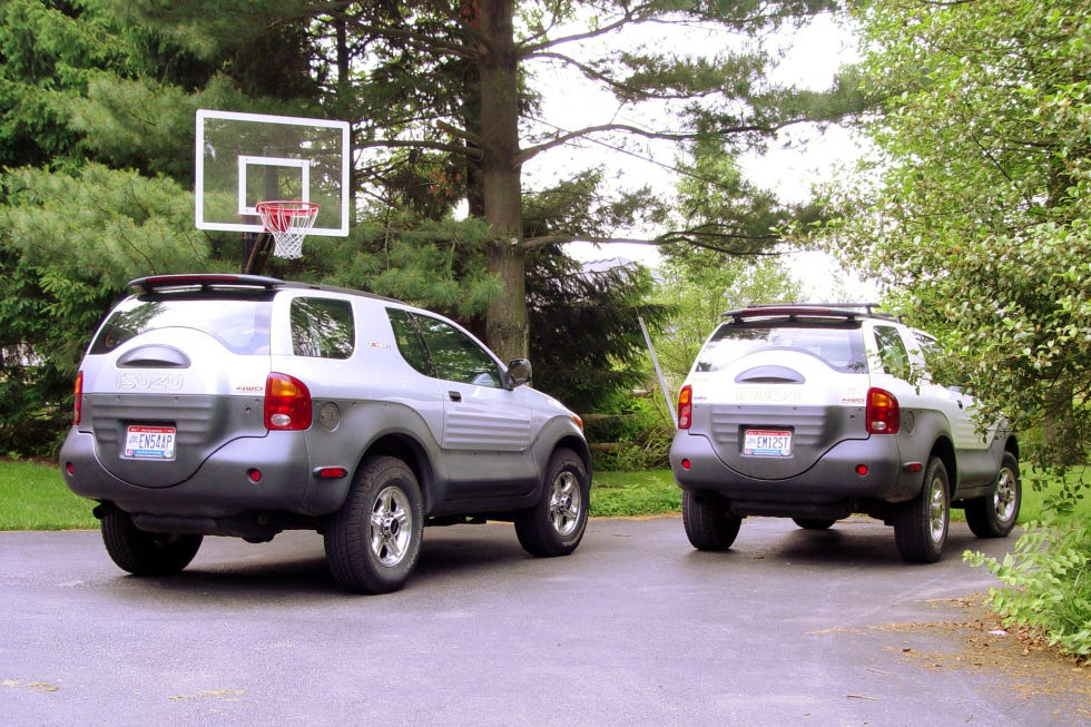 A rare scene of two rare Vehicrosses at my driveway