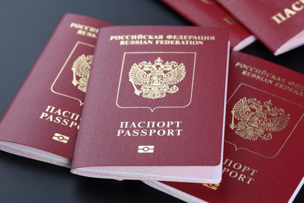 A Russian biometric international travel passport — how it works by
