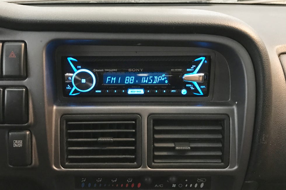 Newly installed Sony Bluetooth audio
