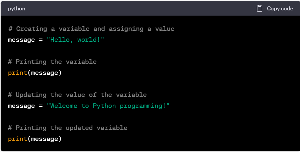 Python Tutorial For Beginners 1-Variables - Odetayo Dorcas - Medium