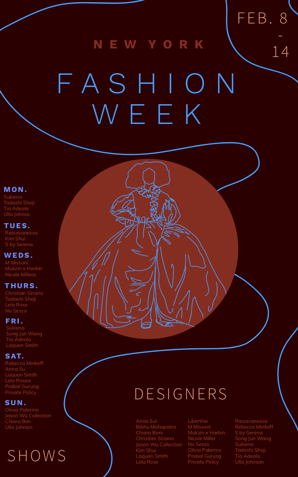 New York Fashion Week Poster Series Project