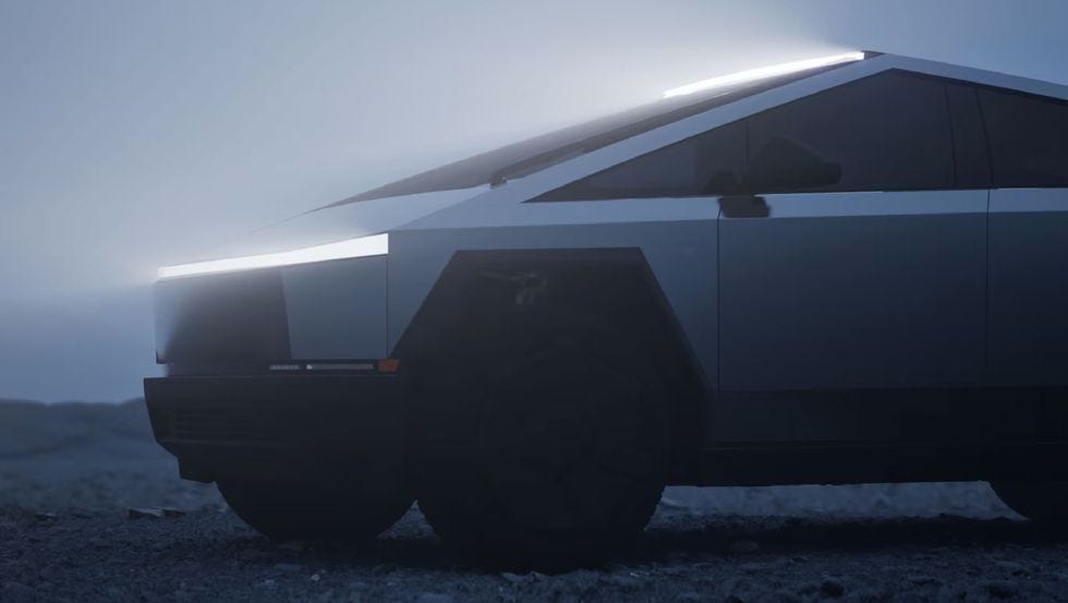 Il Tesla Cybertruck è dotato di pneumatici Goodyear