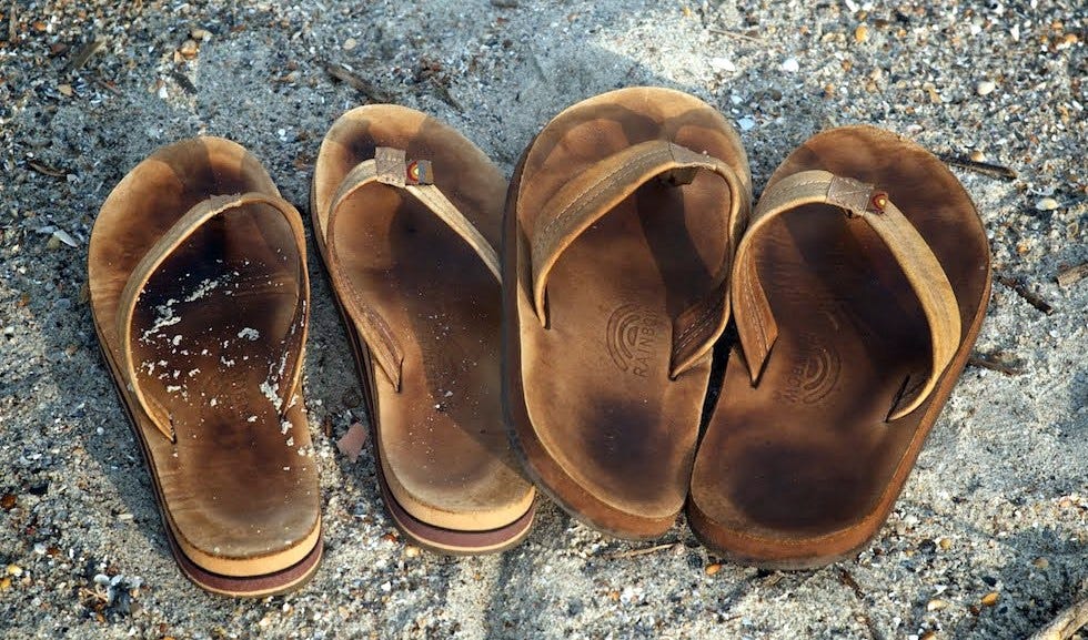 Dirty feet deals sandals