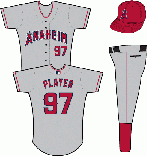 los angeles angels uniform history