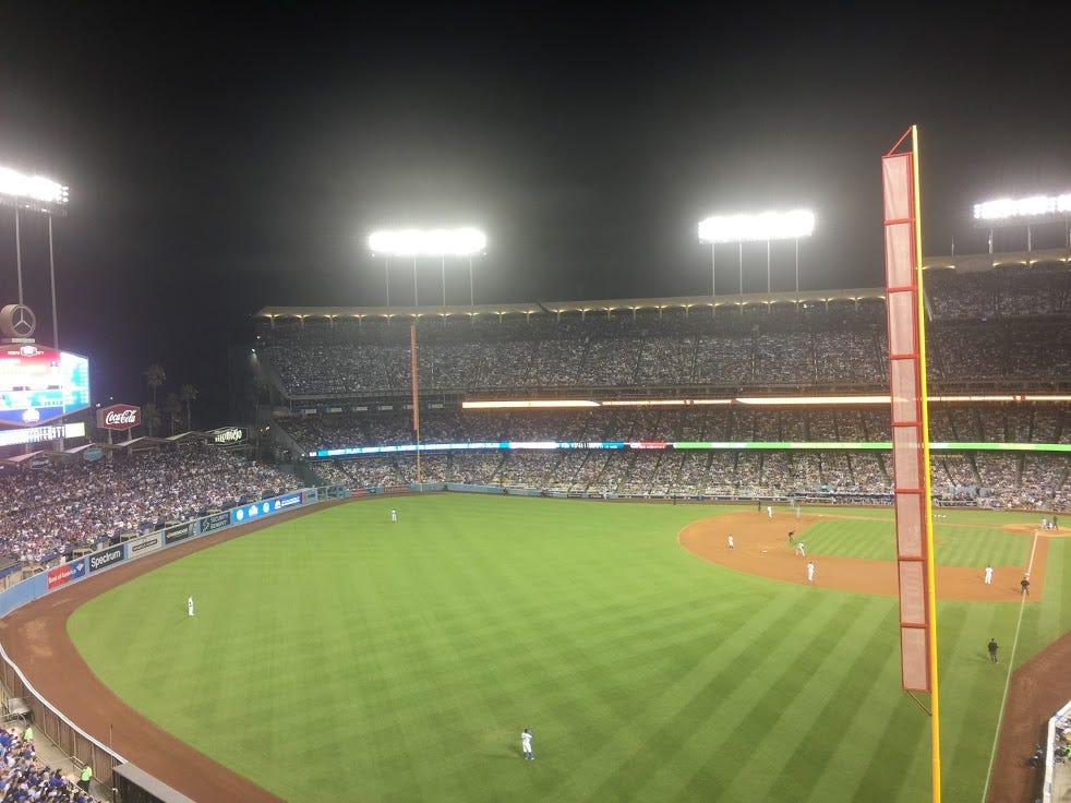 2016 NLCS Game 5. Dodger Stadium.