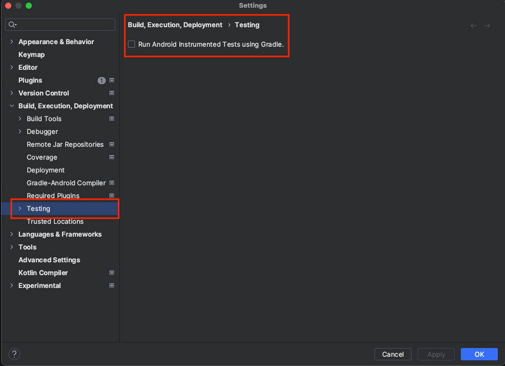 Troubleshooting Android Instrument Test Status Issues in Submodule