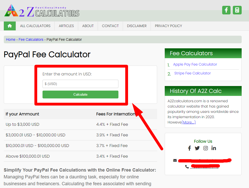Simplify Your Finances with the PayPal Fee Calculator | by A to Z  Calculators | Medium