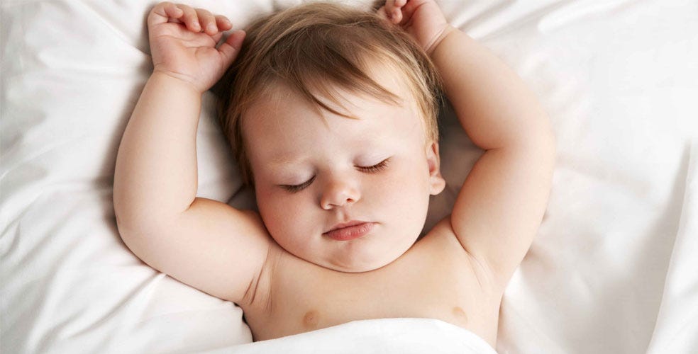 Why do Babies Sleep with their Arms Up? by Sharon Dias Medium