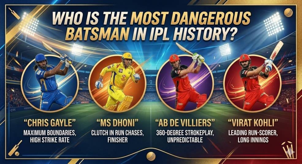 Who Is the Most Dangerous Batsman in IPL History?