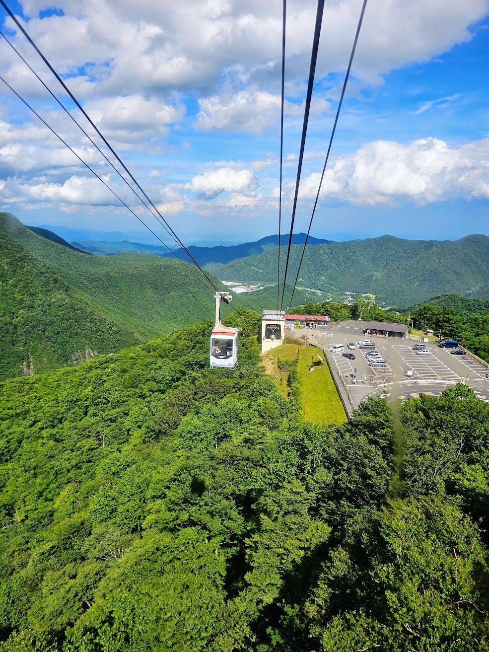 กระเช้าลอยฟ้า Akechidaira Ropeway