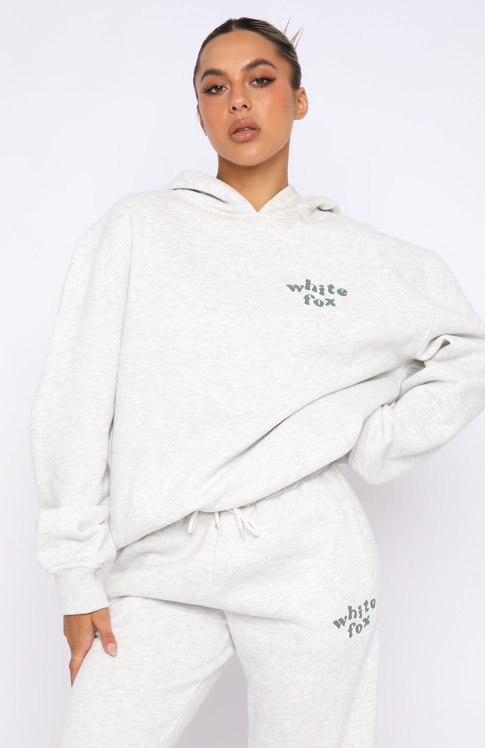 White Fox 4th Edition Oversized Hoodie Smoke, by Midtintee Store