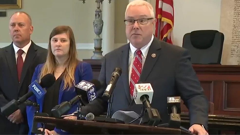 Cumberland County District Attorney Seán M. McCormack at the presser (WHP)