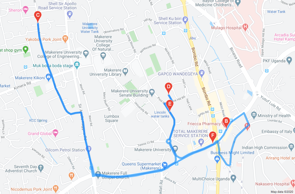 How to visualize the shortest route for more than two addresses using ...