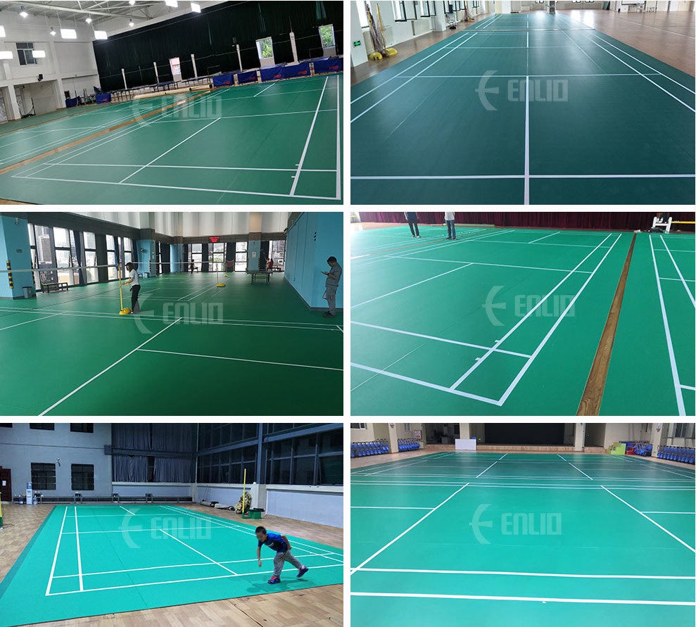 Factors to Consider When Choosing a Badminton Court Mat by sports