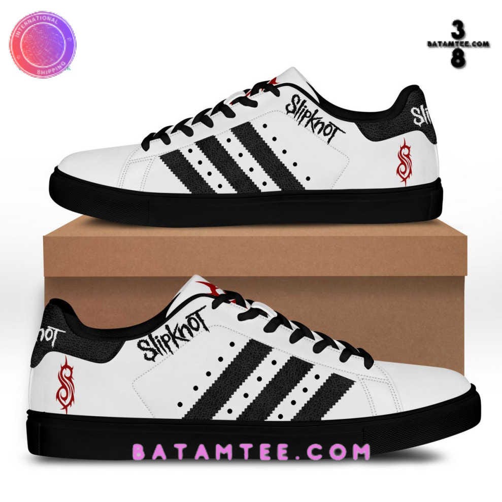 Slipknot Heavy Metal Band Black Stripes Adidas Stan Smith Shoes | by  Batamteestore | Medium