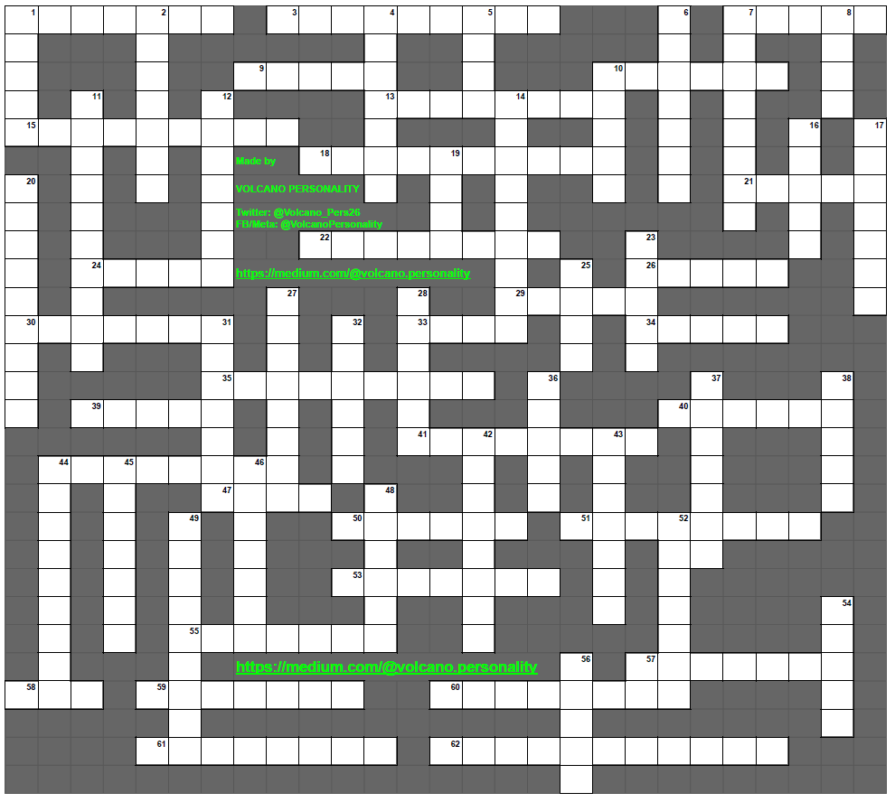 Crosswords puzzle The Witcher 3 — Free crossword online with clues by