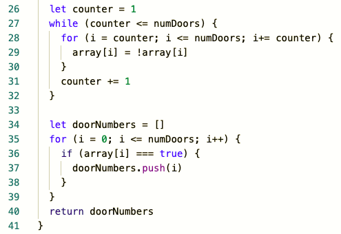 Rosetta Code Problems: 100 Doors