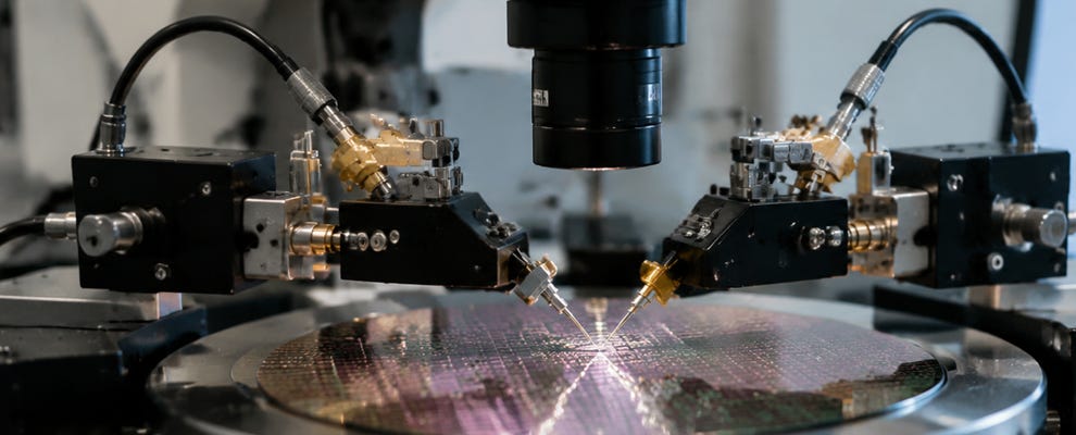 GSG Probe Wafer RF Test & Adapters | Micron Alignment