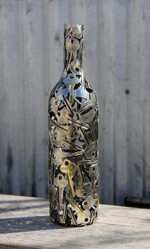 Glass Bottle Cutter Art
