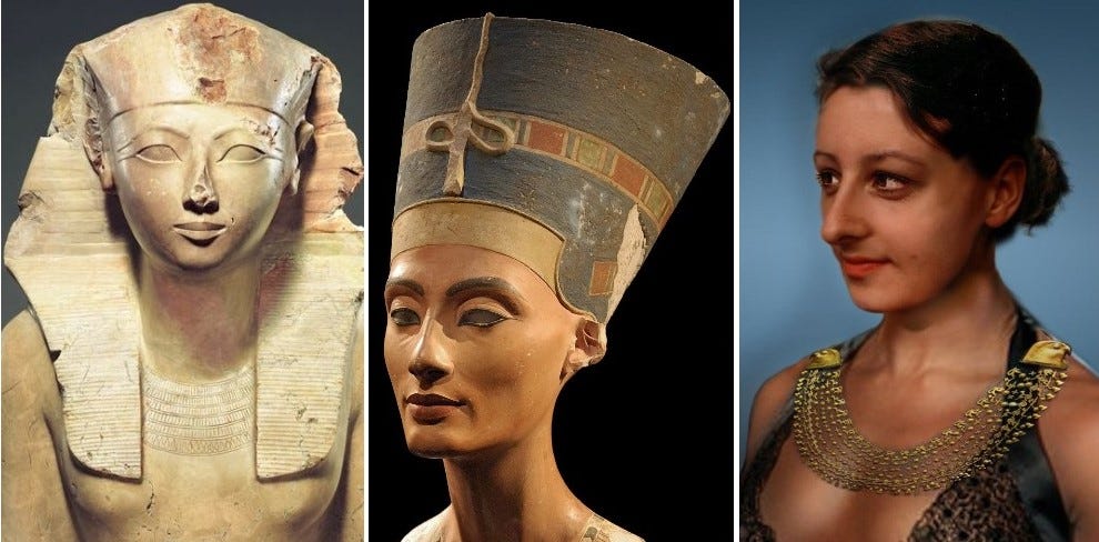 NEFERTITI on X: 8. Cleopatra will later rule Egypt with her son