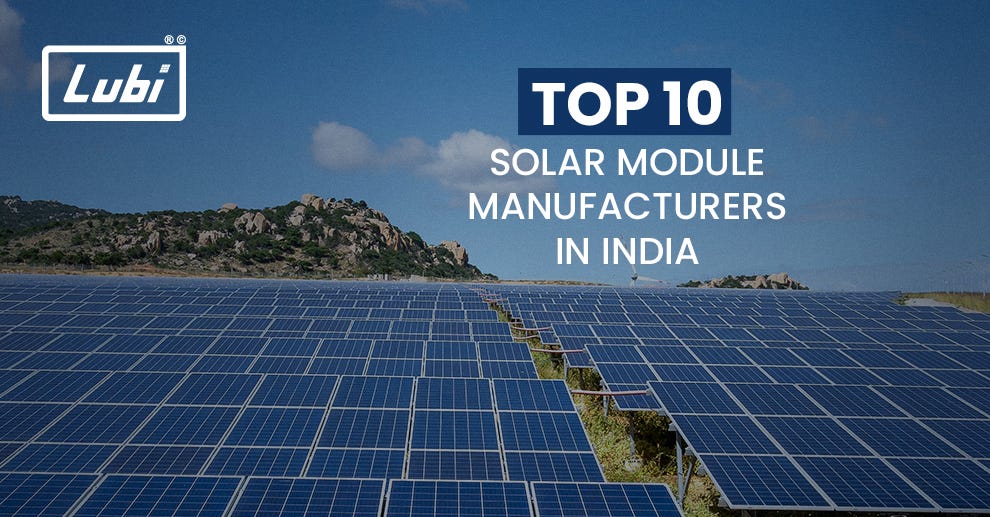 Top 10 Solar Module Manufacturers in Ahmedabad India by Ajay