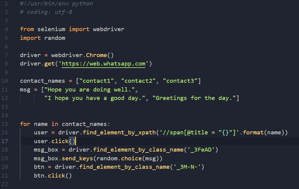 Sending well wishes on whatsapp using Python | by Jitin Tanwar | Medium