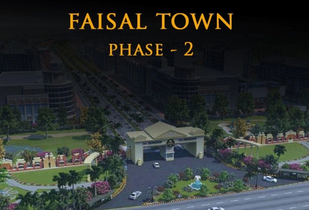 Faisal Town Phase 2 Map