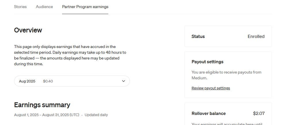 Why medium do this for us?