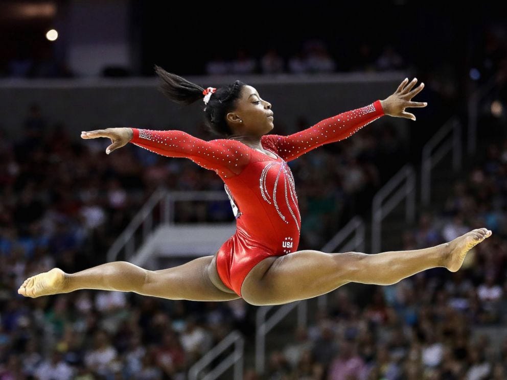 I'm an Olympic Gymnast. Women Face Twisties, Periods and Leotard Fears