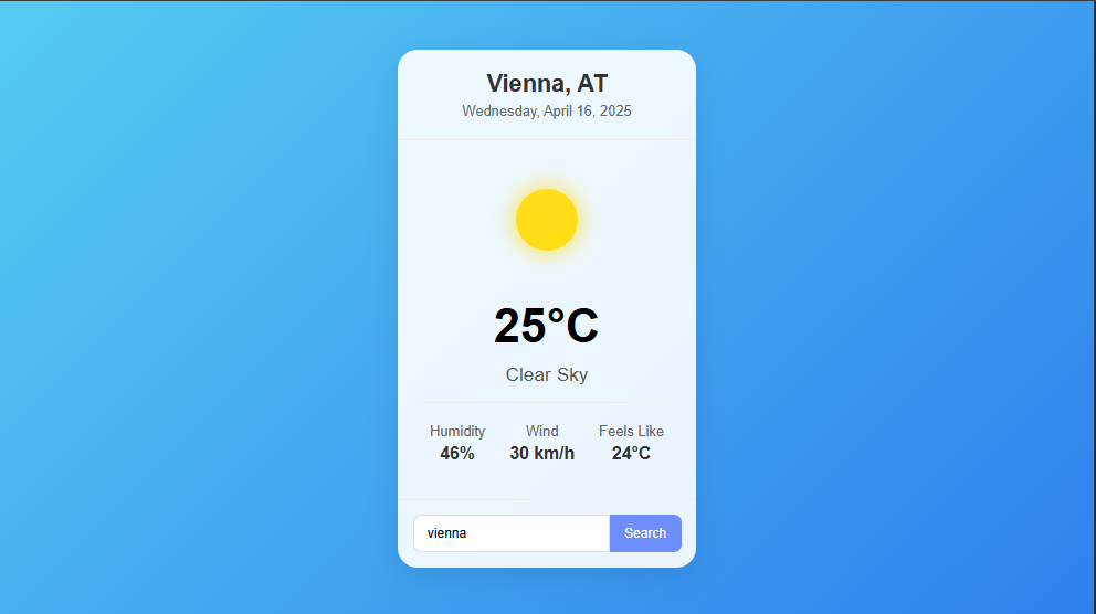 Weather Widget with HTML, CSS, and JavaScript | by Mr Zouraiz | Medium