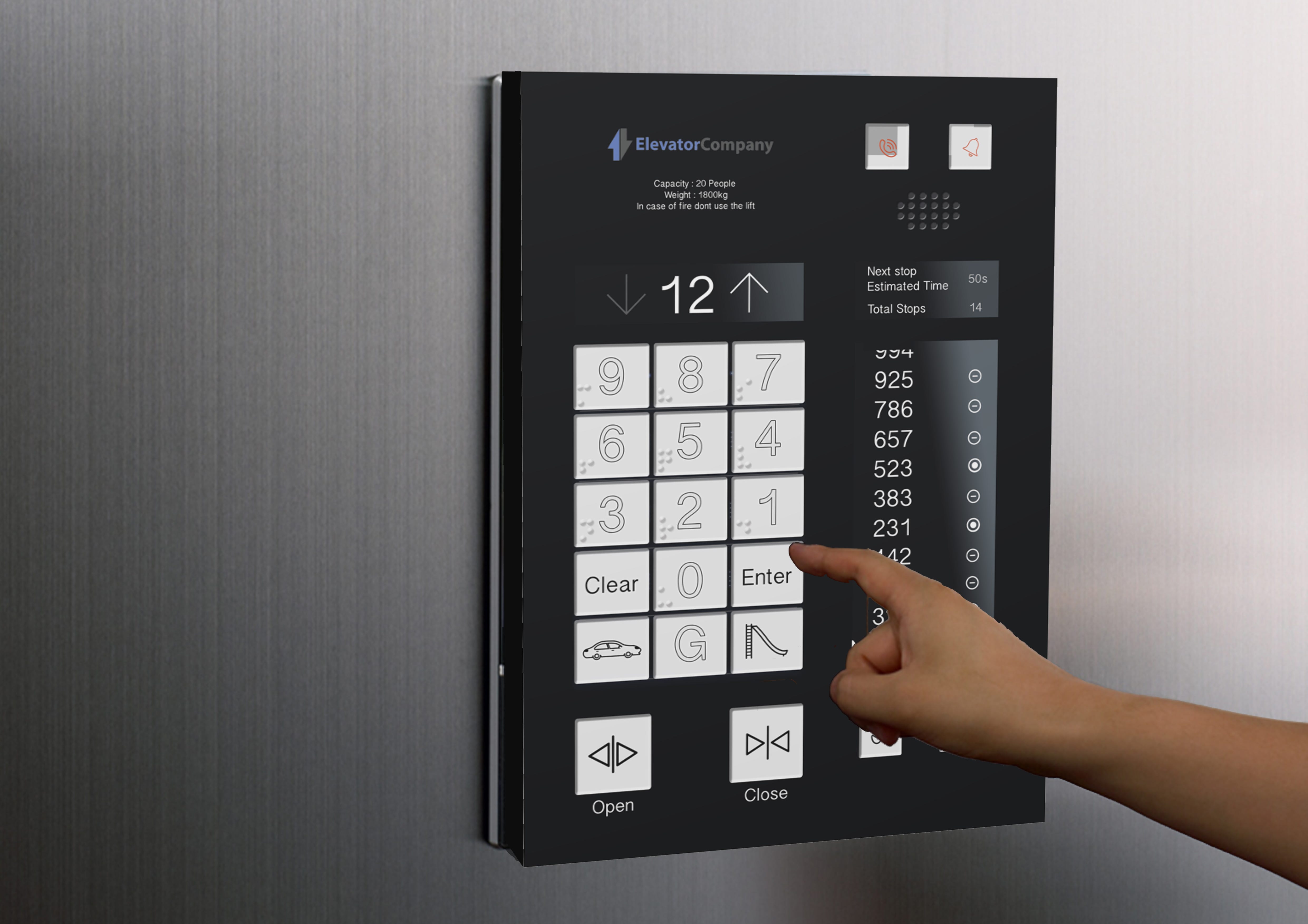 Interface for 1000 floors Elevator | by Aayush Jain | UX in India | Medium