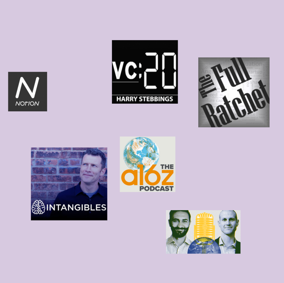π 5 Venture Capital Podcasts. Today, I'd love to share my most ...