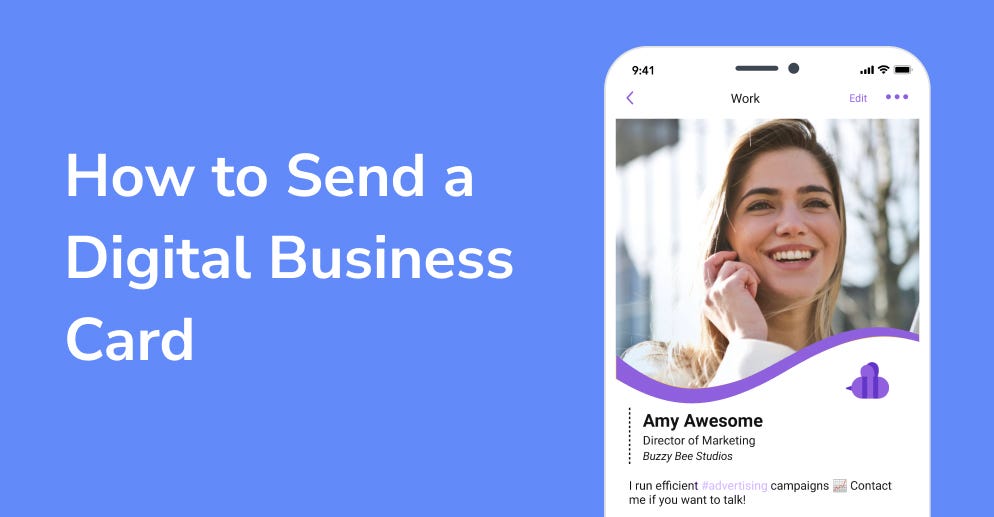 How to Send a Digital Business Card HiHello