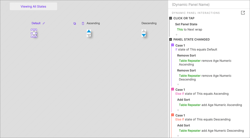 Axure Tutorial Data Sorting — Repeater Elementary Tutorial by Well