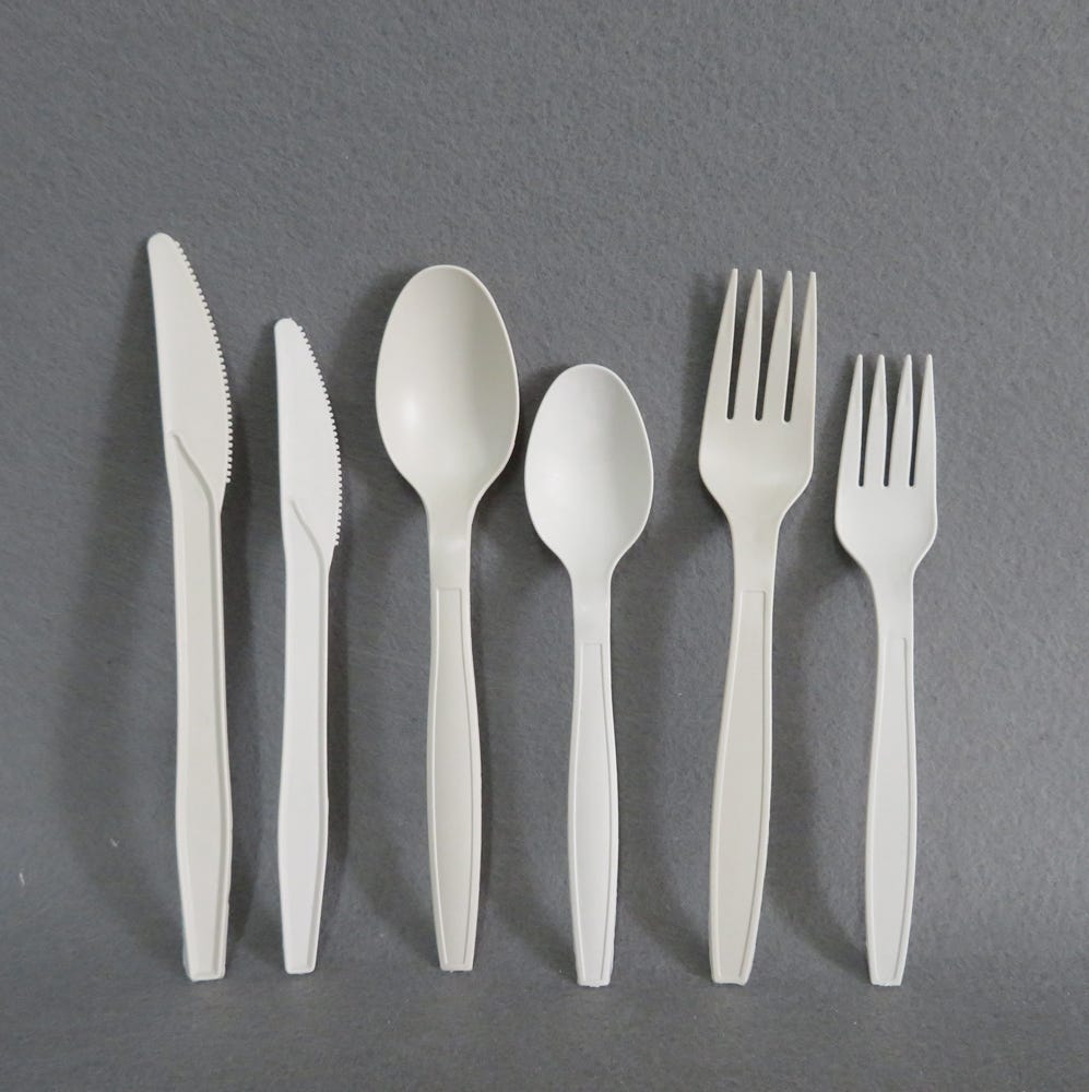 Bioleader’s cornstarch cutlery series- fork spoon knife