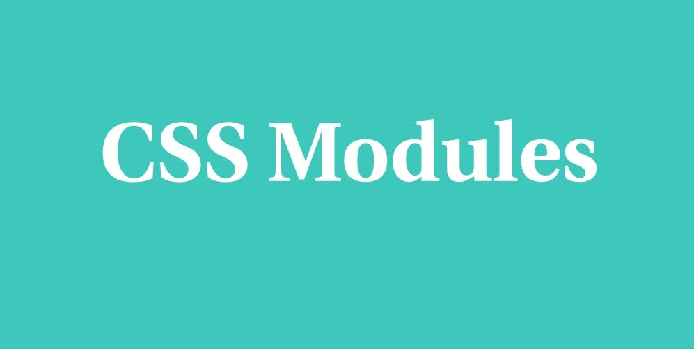 Simplificando classes com CSS Modules 
