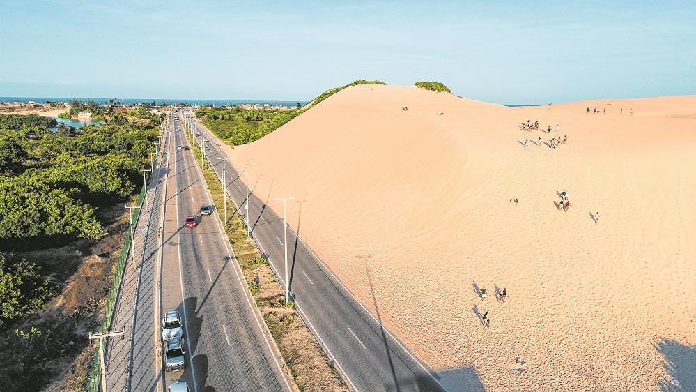 Dunas Sabiaguaba, ponto turístico de Fortaleza/ Foto: Divulgação