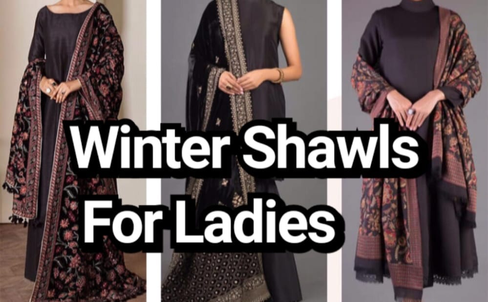 Stylish winter shawls for ladies/online shawls in Pakistan - Shabana Younus  - Medium